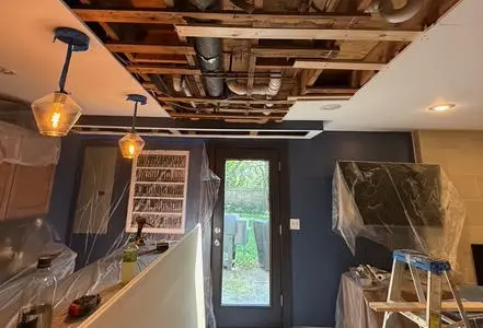 Drywall finishing detail