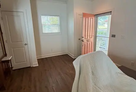 Freshly painted living room