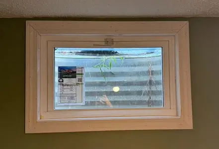 Detail of finished trim work